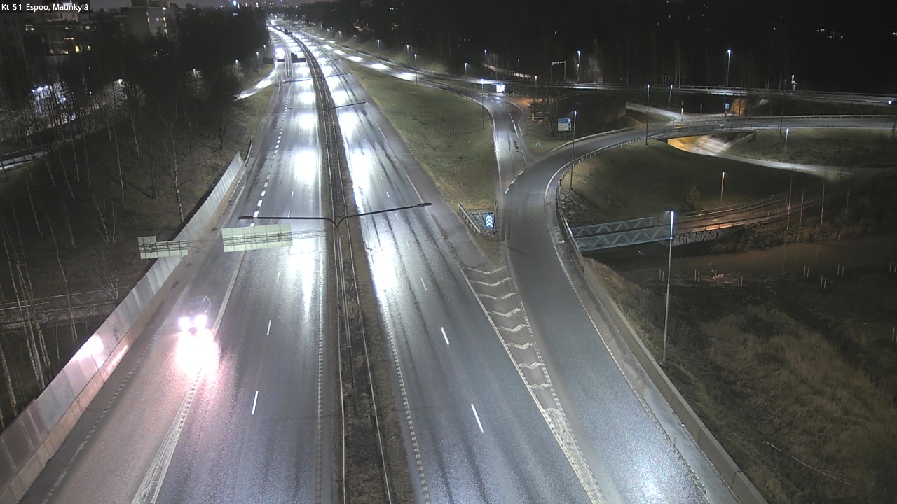 Weather Camera Image Väg 51 Esbo, Mattby, Espoo, Uusimaa