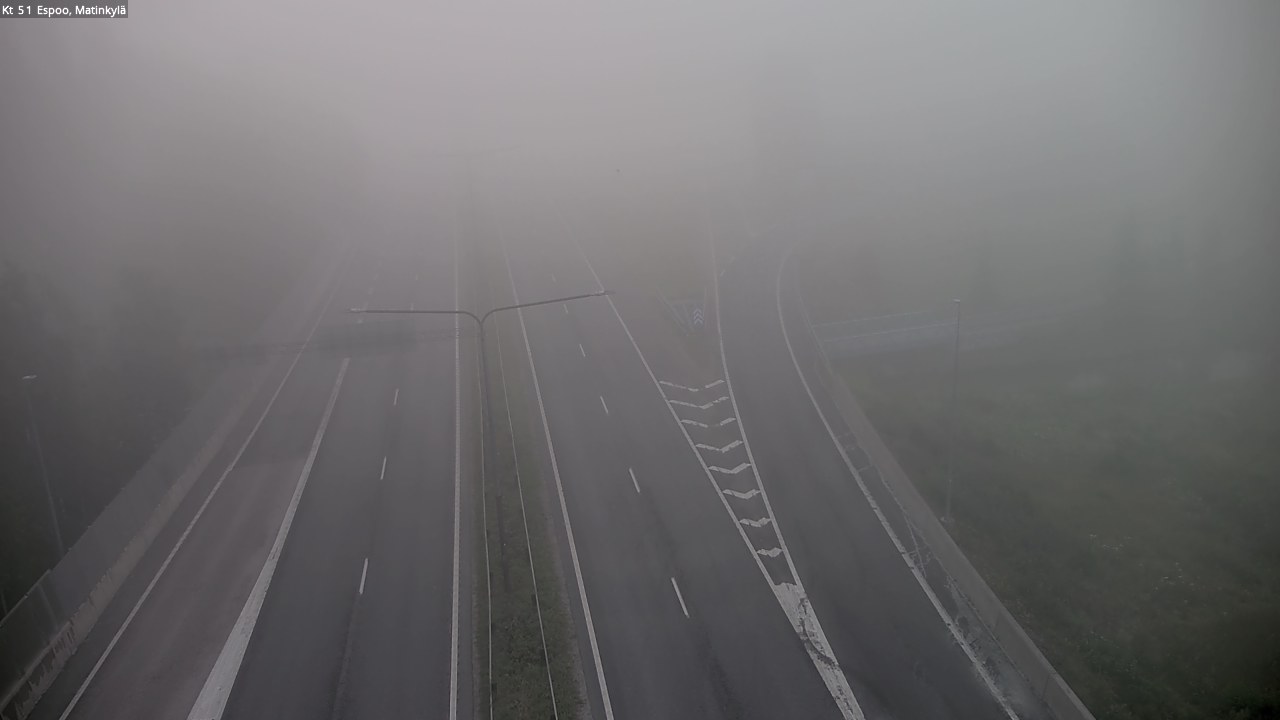 Weather Camera Image Väg 51 Esbo, Mattby, Espoo, Uusimaa