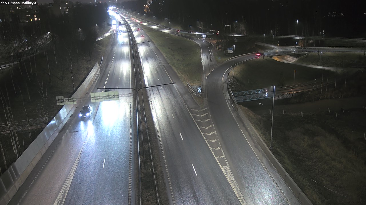 Weather Camera Image Väg 51 Esbo, Mattby, Espoo, Uusimaa