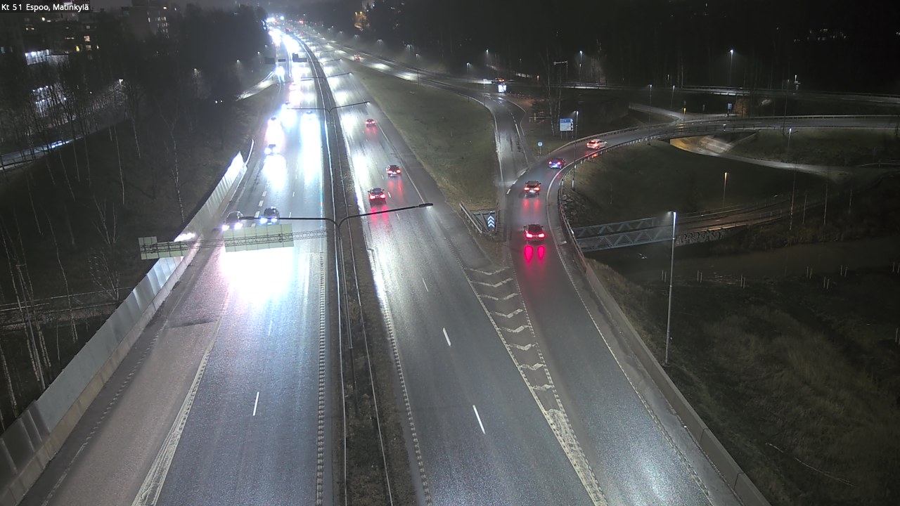 Weather Camera Image Väg 51 Esbo, Mattby, Espoo, Uusimaa
