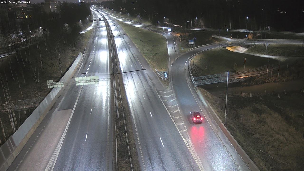 Weather Camera Image Väg 51 Esbo, Mattby, Espoo, Uusimaa