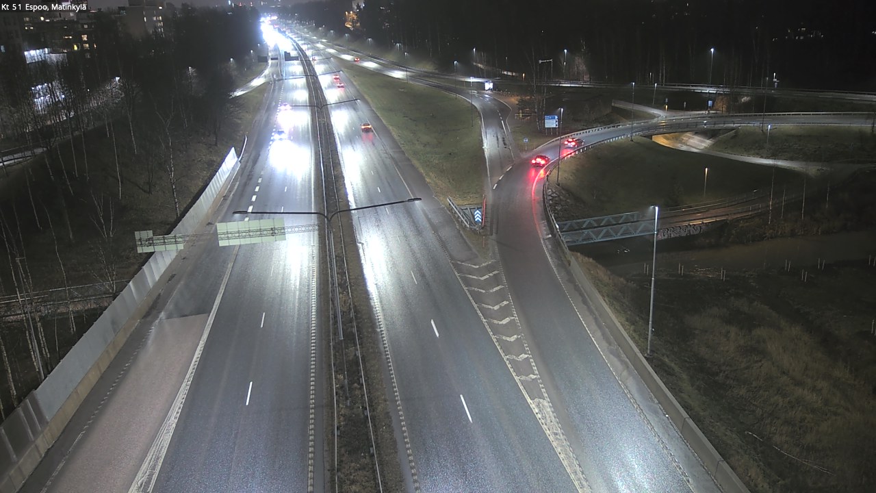 Weather Camera Image Väg 51 Esbo, Mattby, Espoo, Uusimaa