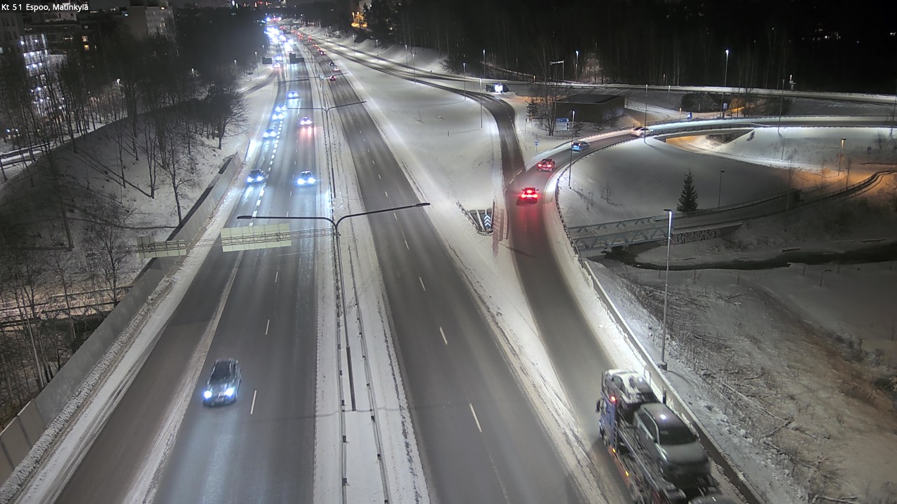 Weather Camera Image Road 51 Espoo, Matinkylä, Espoo, Uusimaa
