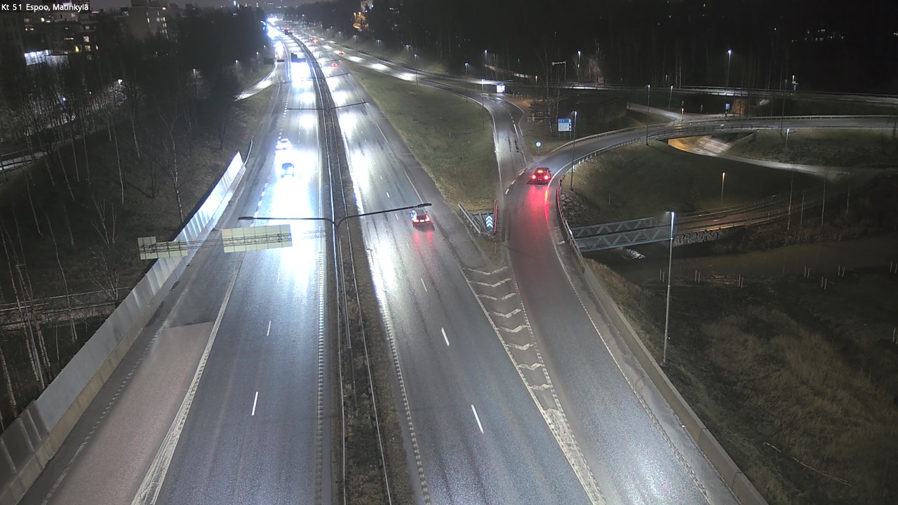Weather Camera Image Väg 51 Esbo, Mattby, Espoo, Uusimaa