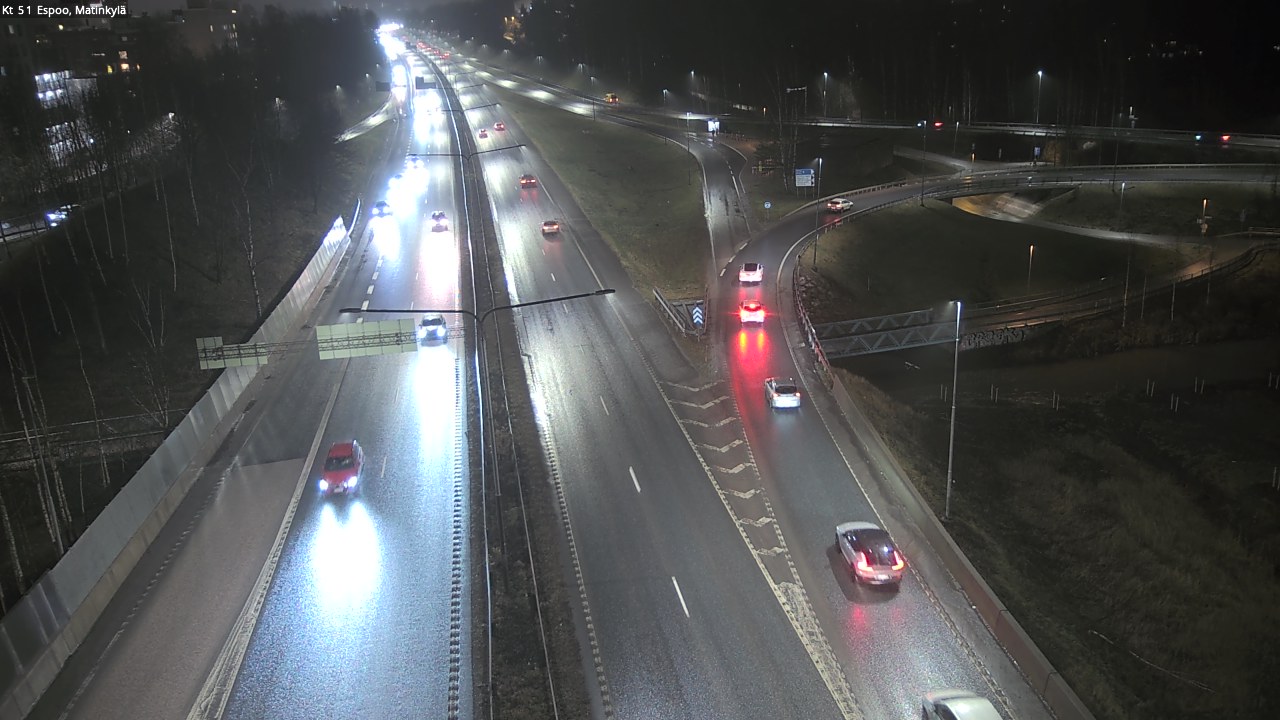 Weather Camera Image Väg 51 Esbo, Mattby, Espoo, Uusimaa