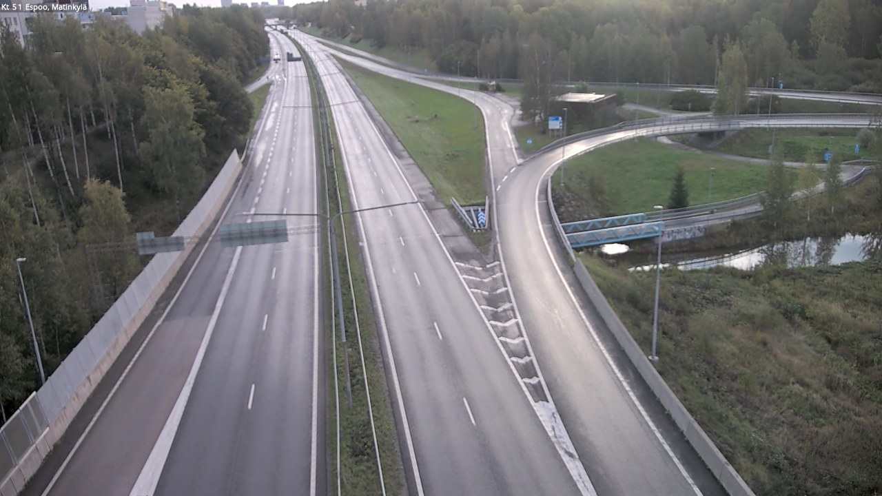 Weather Camera Image Road 51 Espoo, Matinkylä, Espoo, Uusimaa