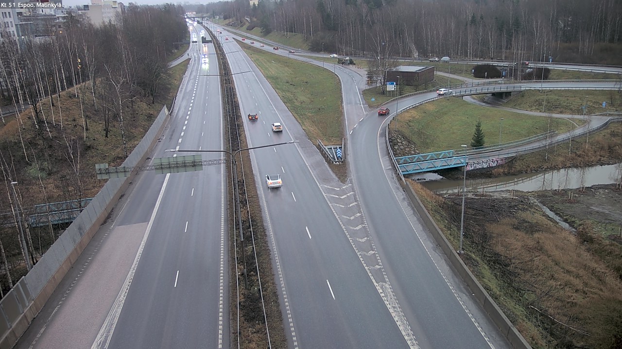Weather Camera Image Väg 51 Esbo, Mattby, Espoo, Uusimaa