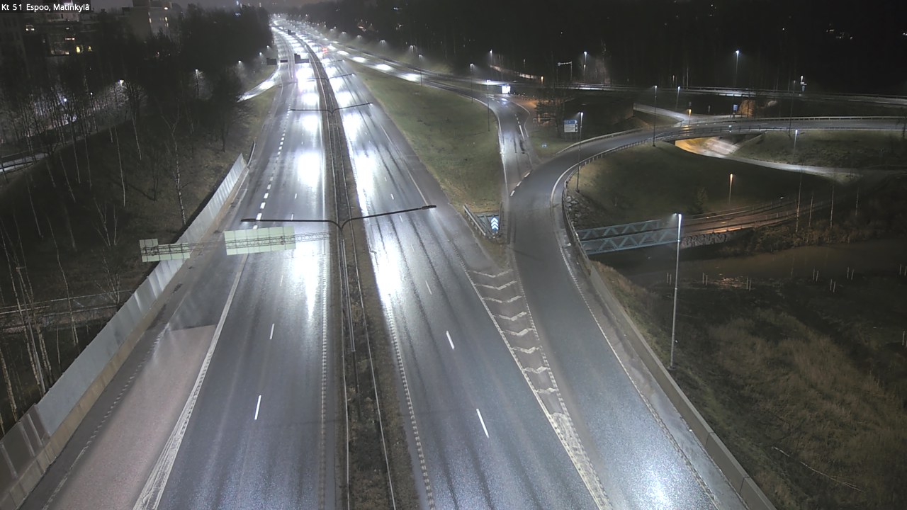 Weather Camera Image Väg 51 Esbo, Mattby, Espoo, Uusimaa