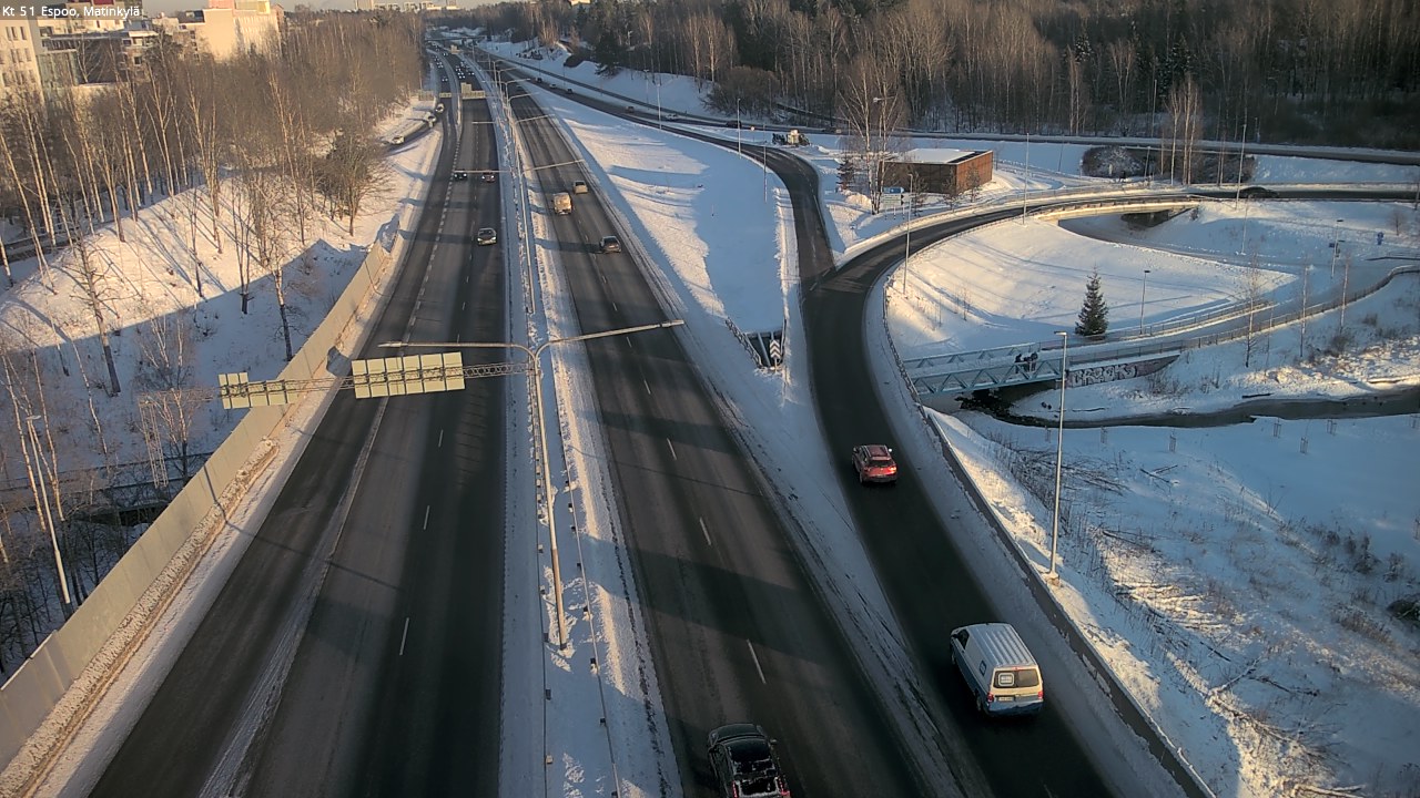 Weather Camera Image Road 51 Espoo, Matinkylä, Espoo, Uusimaa