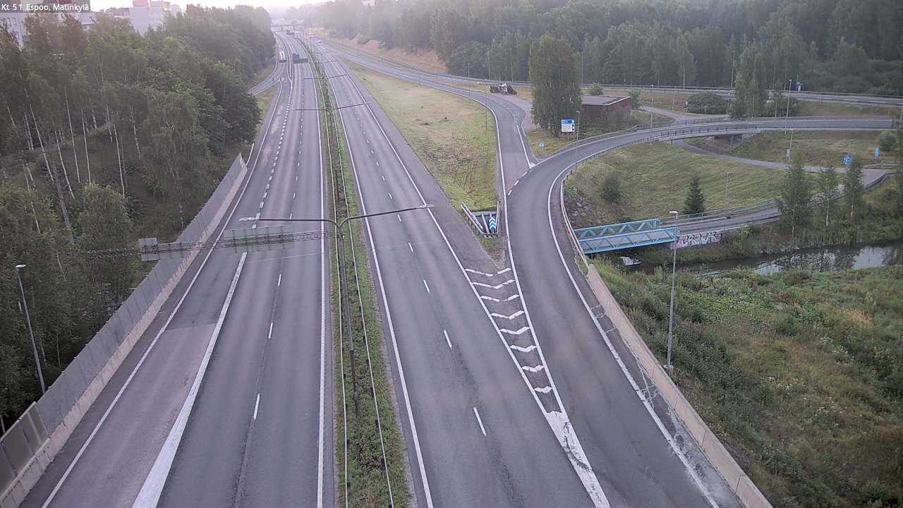 Weather Camera Image Väg 51 Esbo, Mattby, Espoo, Uusimaa