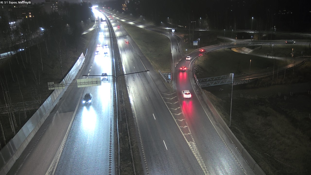 Weather Camera Image Väg 51 Esbo, Mattby, Espoo, Uusimaa