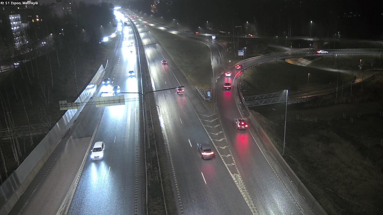 Weather Camera Image Väg 51 Esbo, Mattby, Espoo, Uusimaa