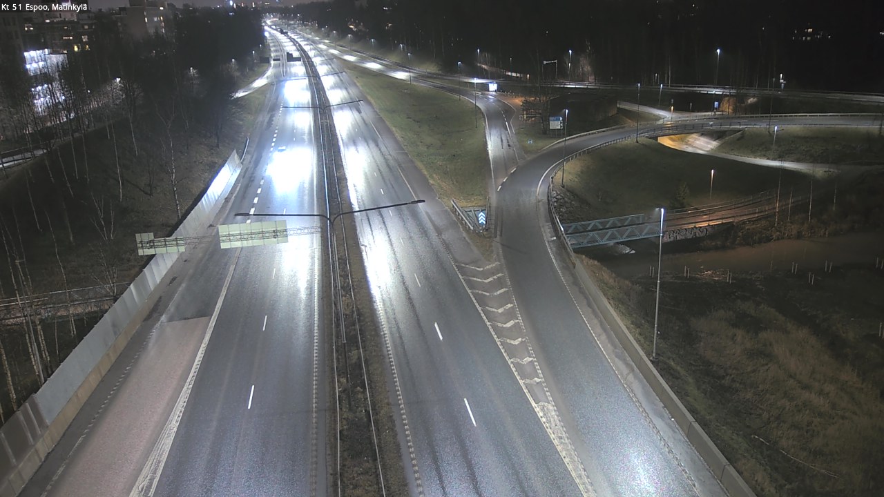 Weather Camera Image Väg 51 Esbo, Mattby, Espoo, Uusimaa