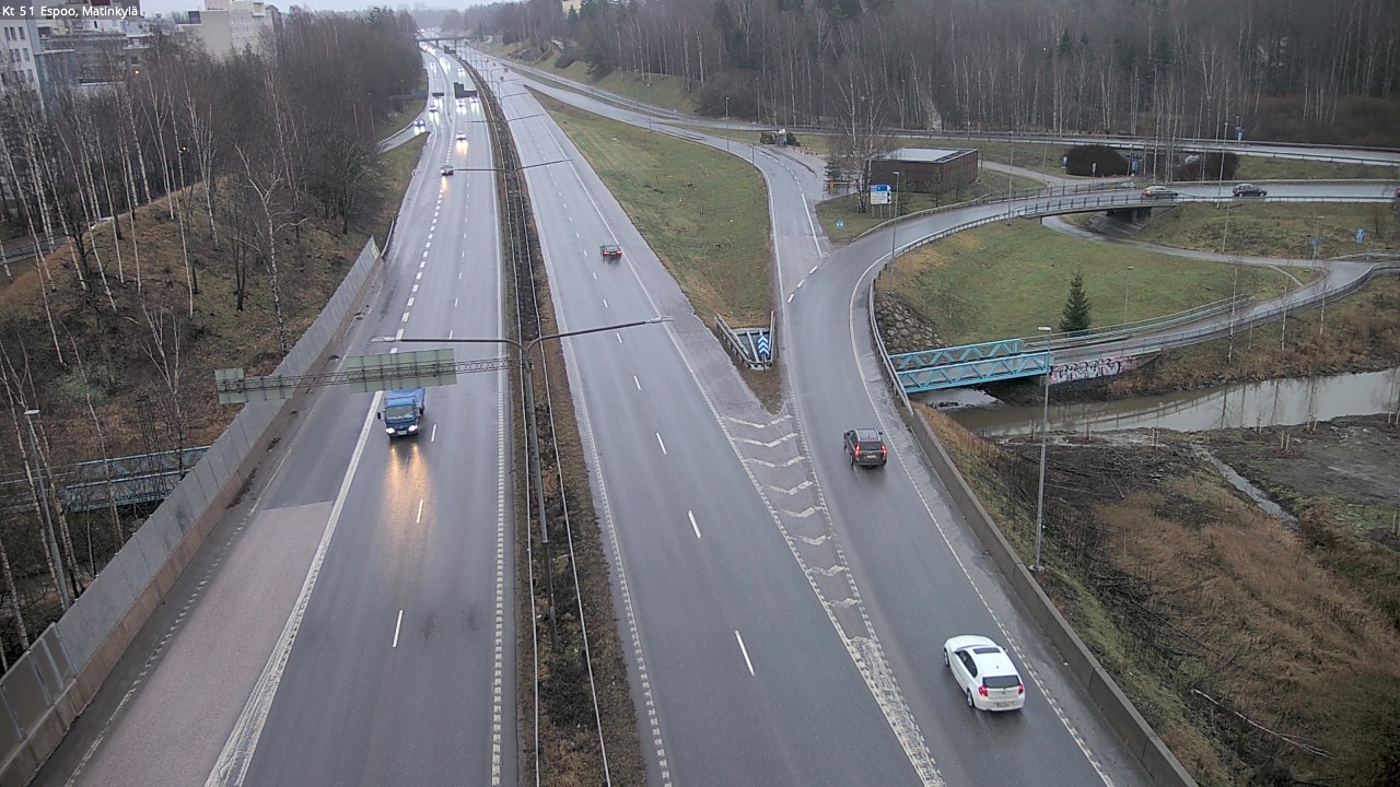 Weather Camera Image Väg 51 Esbo, Mattby, Espoo, Uusimaa