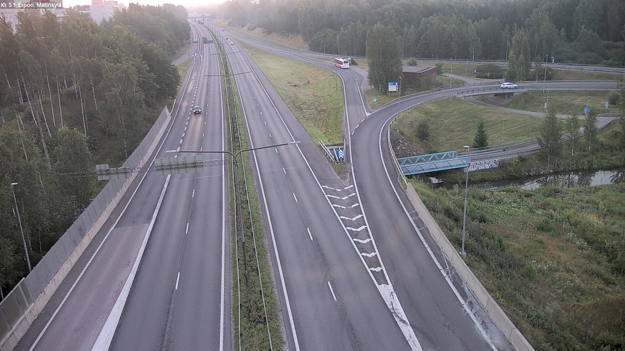 Weather Camera Image Väg 51 Esbo, Mattby, Espoo, Uusimaa