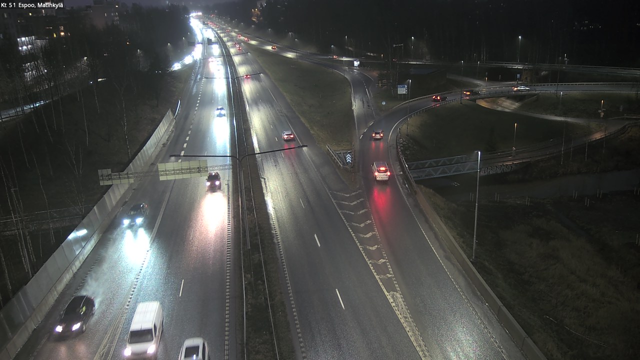 Weather Camera Image Väg 51 Esbo, Mattby, Espoo, Uusimaa