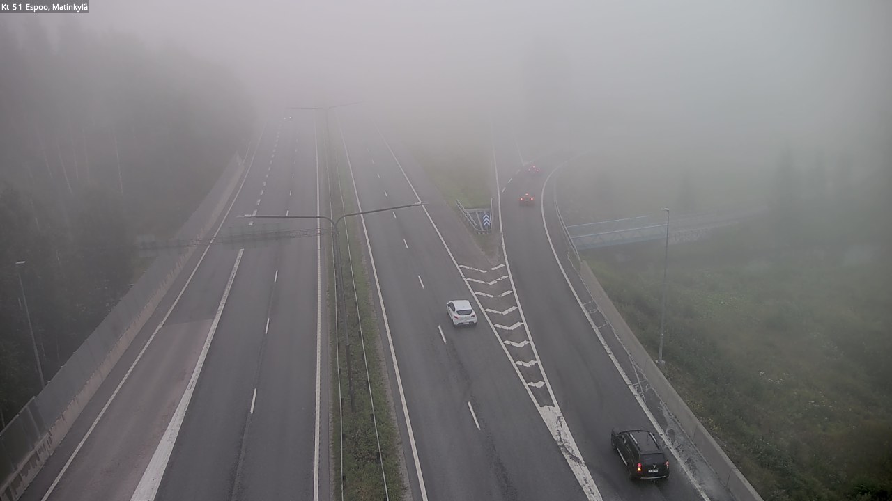 Weather Camera Image Väg 51 Esbo, Mattby, Espoo, Uusimaa