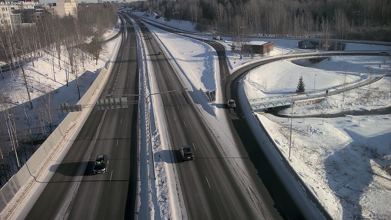 Weather Camera Image Road 51 Espoo, Matinkylä, Espoo, Uusimaa