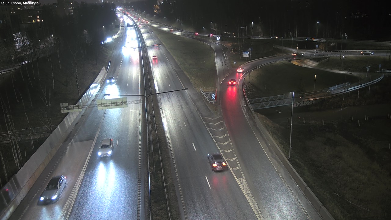 Weather Camera Image Väg 51 Esbo, Mattby, Espoo, Uusimaa
