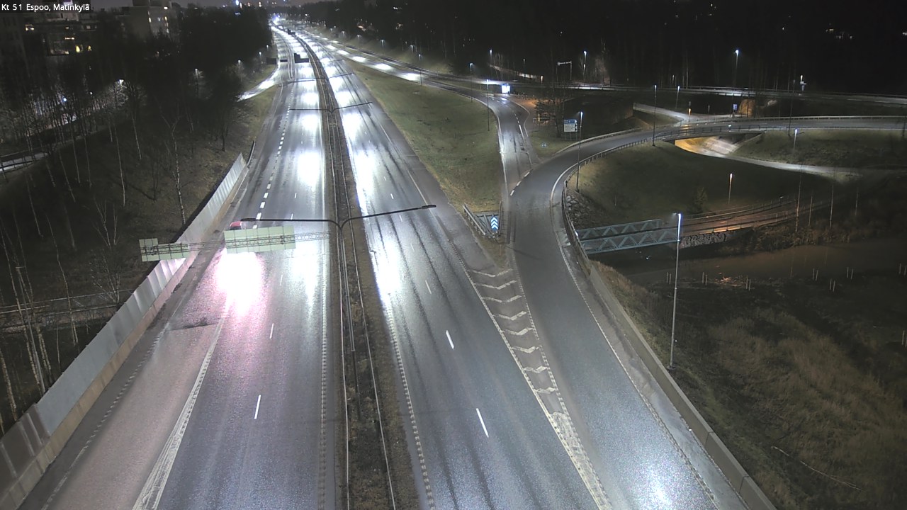 Weather Camera Image Väg 51 Esbo, Mattby, Espoo, Uusimaa