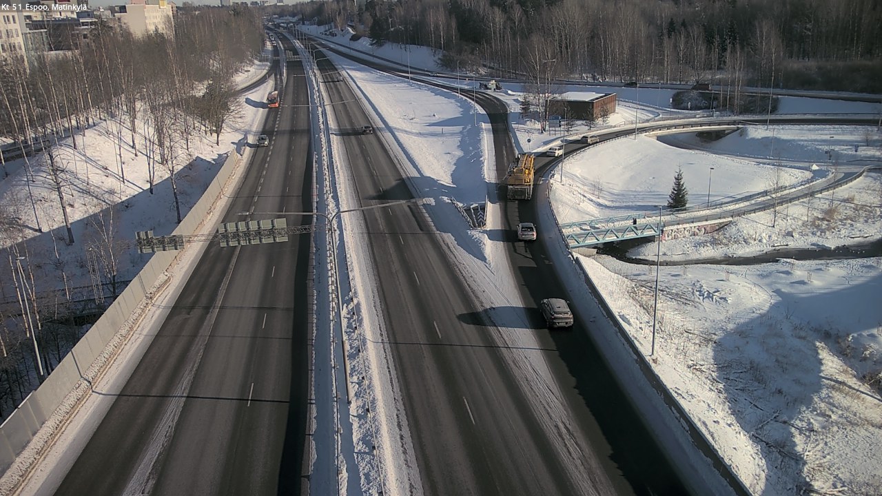 Weather Camera Image Road 51 Espoo, Matinkylä, Espoo, Uusimaa