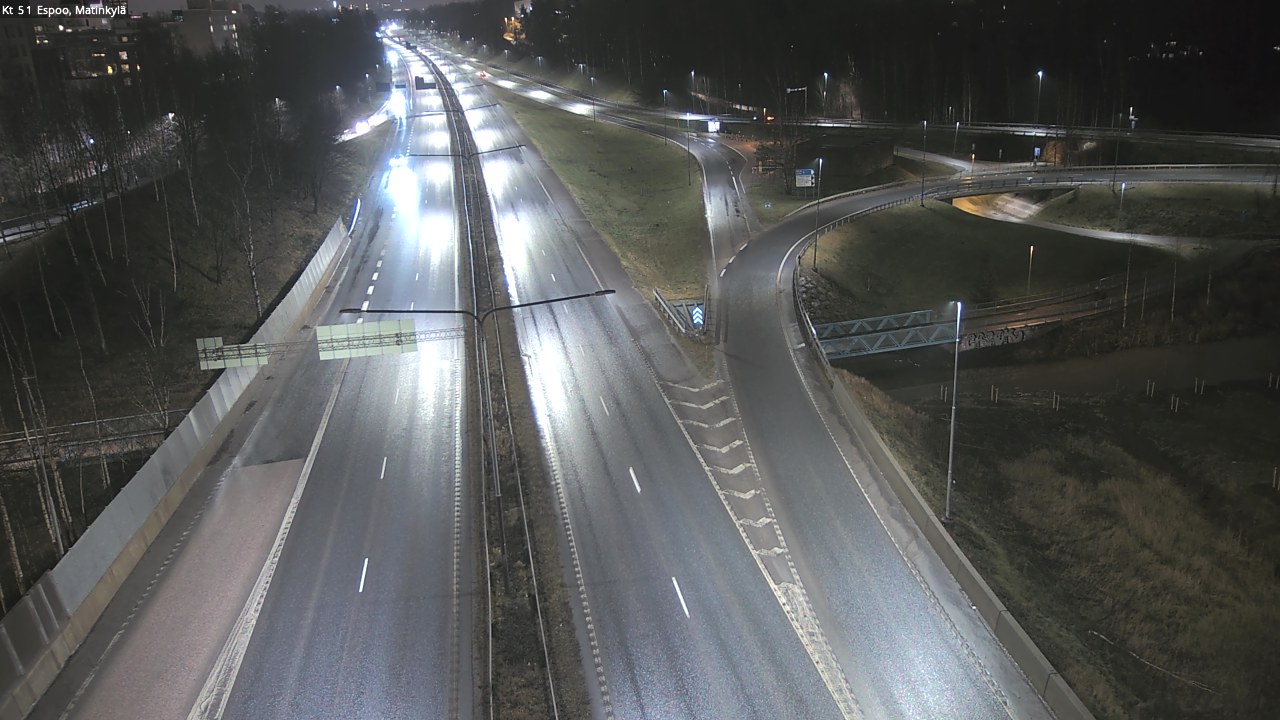 Weather Camera Image Väg 51 Esbo, Mattby, Espoo, Uusimaa