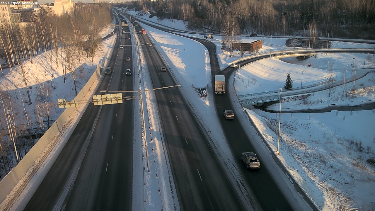 Weather Camera Image Road 51 Espoo, Matinkylä, Espoo, Uusimaa