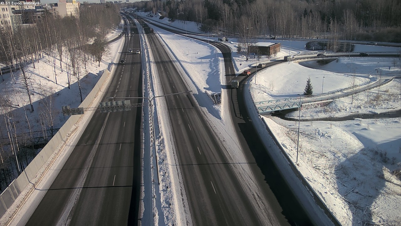 Weather Camera Image Road 51 Espoo, Matinkylä, Espoo, Uusimaa