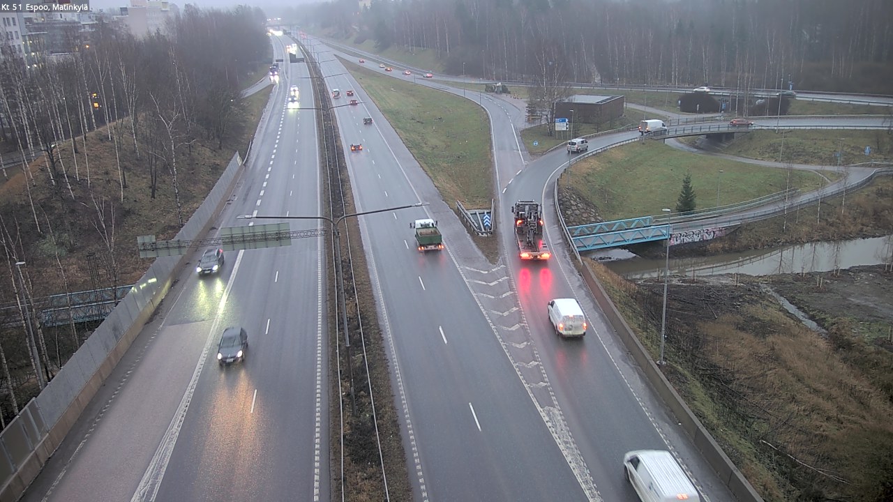 Weather Camera Image Väg 51 Esbo, Mattby, Espoo, Uusimaa