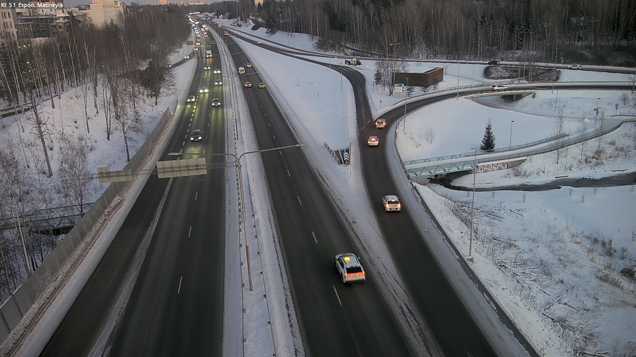 Weather Camera Image Road 51 Espoo, Matinkylä, Espoo, Uusimaa