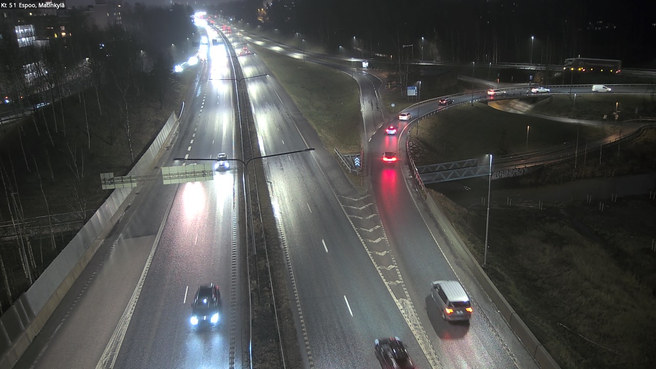 Weather Camera Image Väg 51 Esbo, Mattby, Espoo, Uusimaa