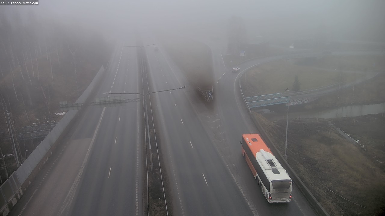Weather Camera Image Road 51 Espoo, Matinkylä, Espoo, Uusimaa