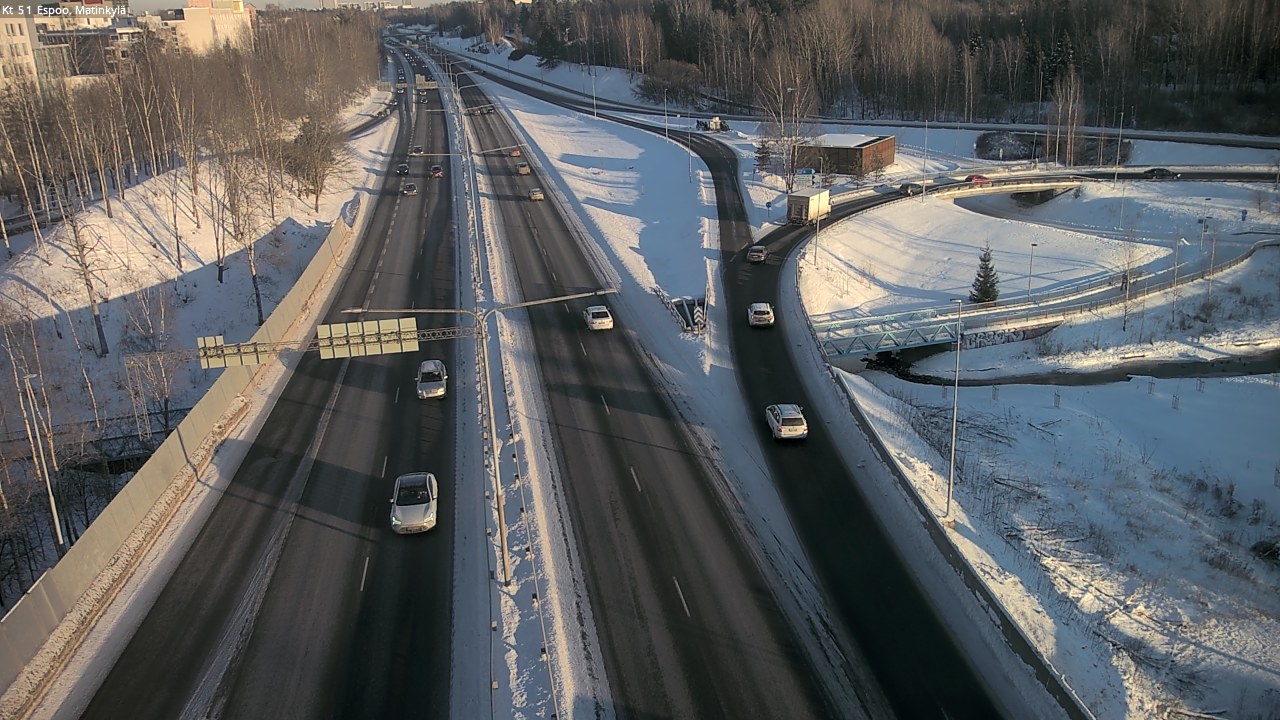 Weather Camera Image Road 51 Espoo, Matinkylä, Espoo, Uusimaa