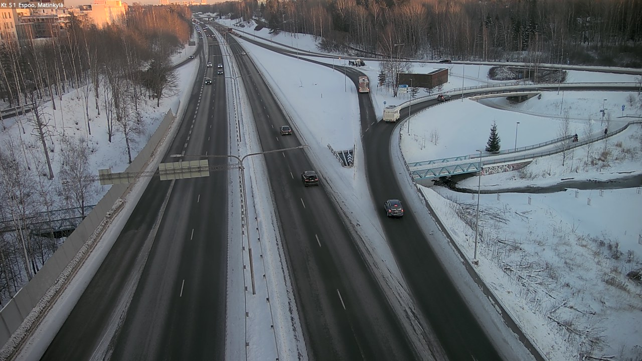 Weather Camera Image Road 51 Espoo, Matinkylä, Espoo, Uusimaa