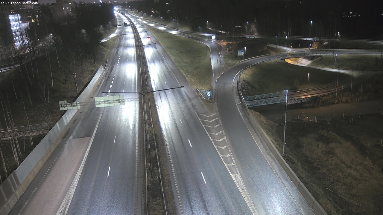 Weather Camera Image Väg 51 Esbo, Mattby, Espoo, Uusimaa