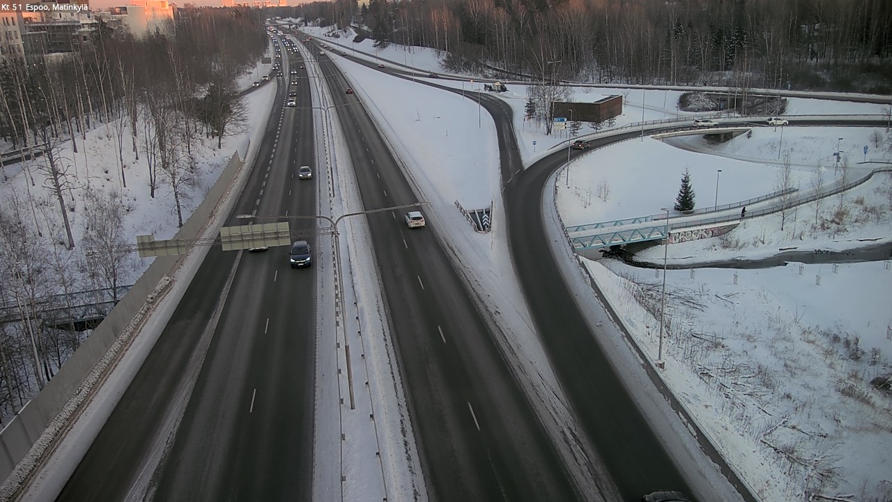 Weather Camera Image Road 51 Espoo, Matinkylä, Espoo, Uusimaa