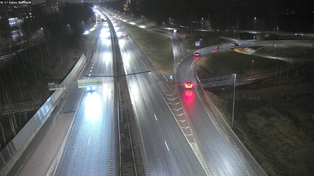 Weather Camera Image Väg 51 Esbo, Mattby, Espoo, Uusimaa