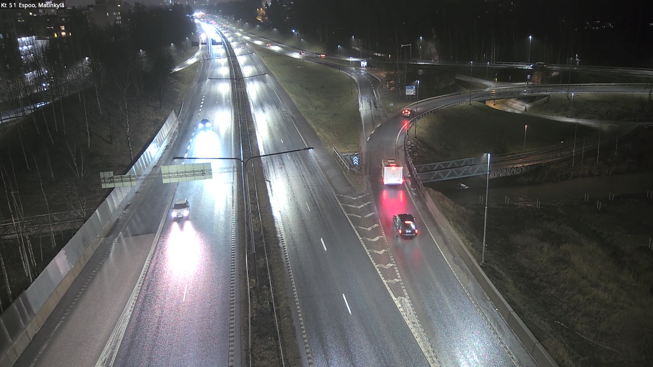 Weather Camera Image Väg 51 Esbo, Mattby, Espoo, Uusimaa