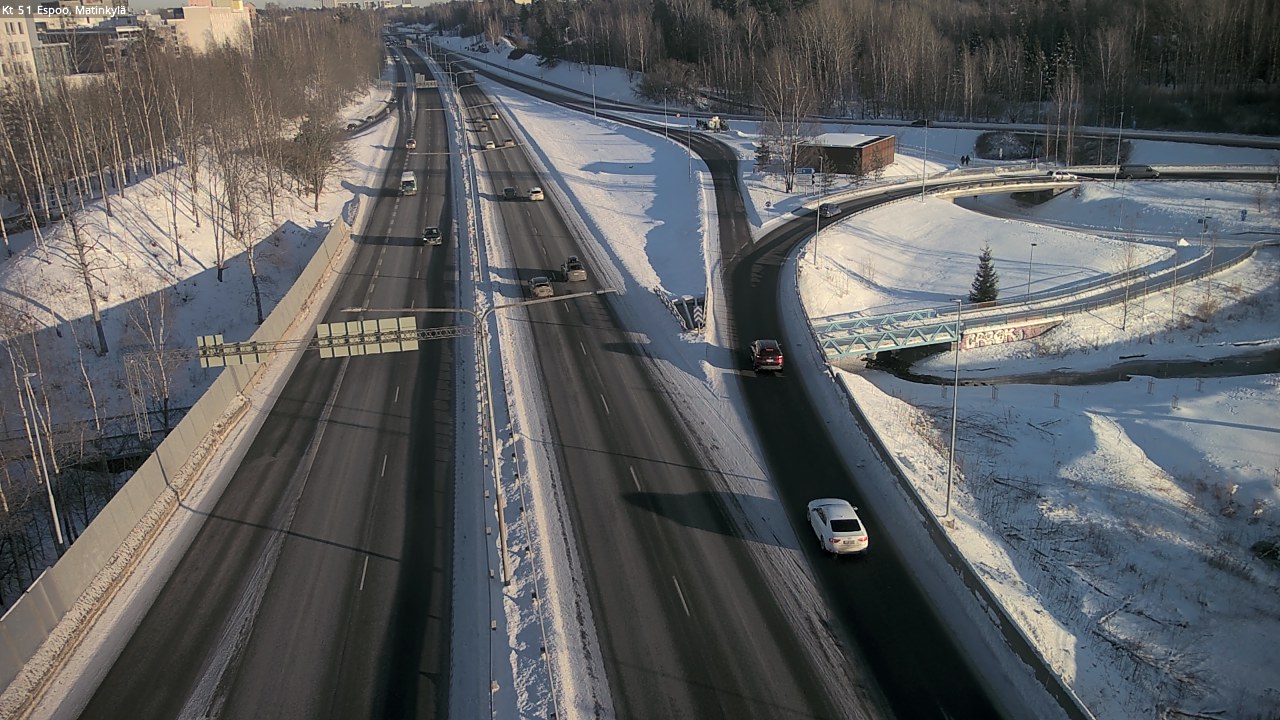 Weather Camera Image Road 51 Espoo, Matinkylä, Espoo, Uusimaa