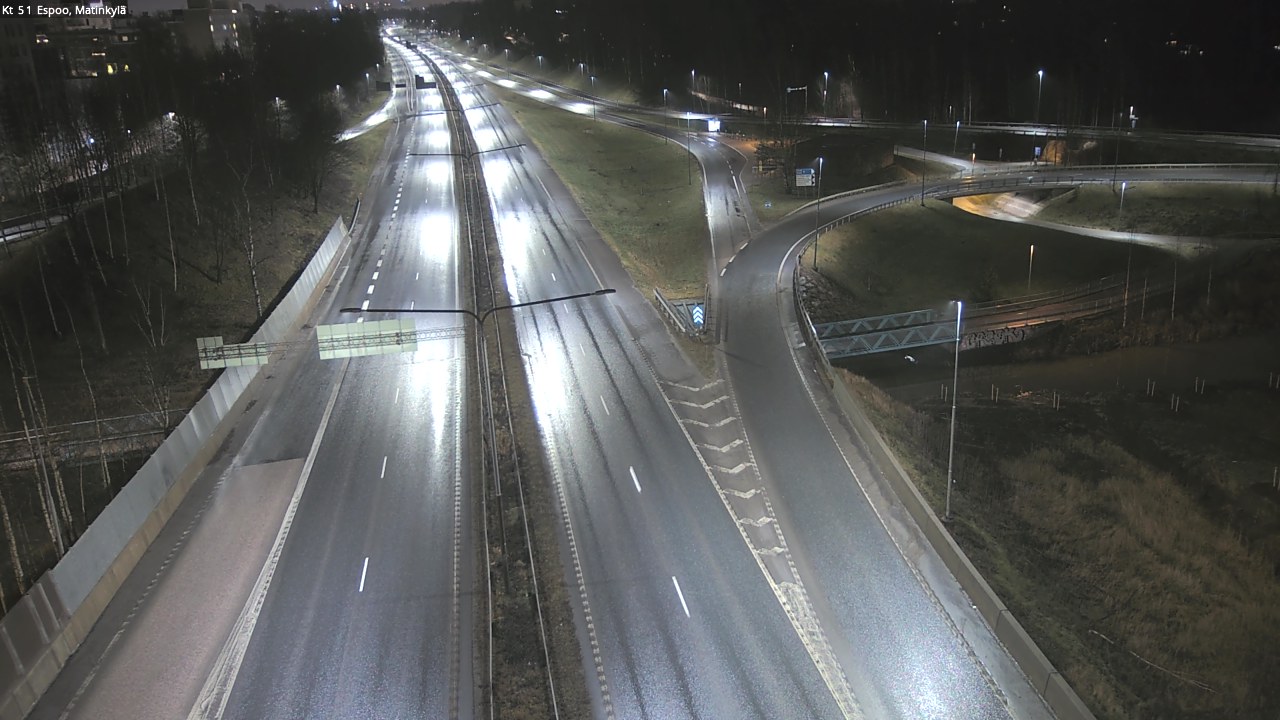 Weather Camera Image Väg 51 Esbo, Mattby, Espoo, Uusimaa