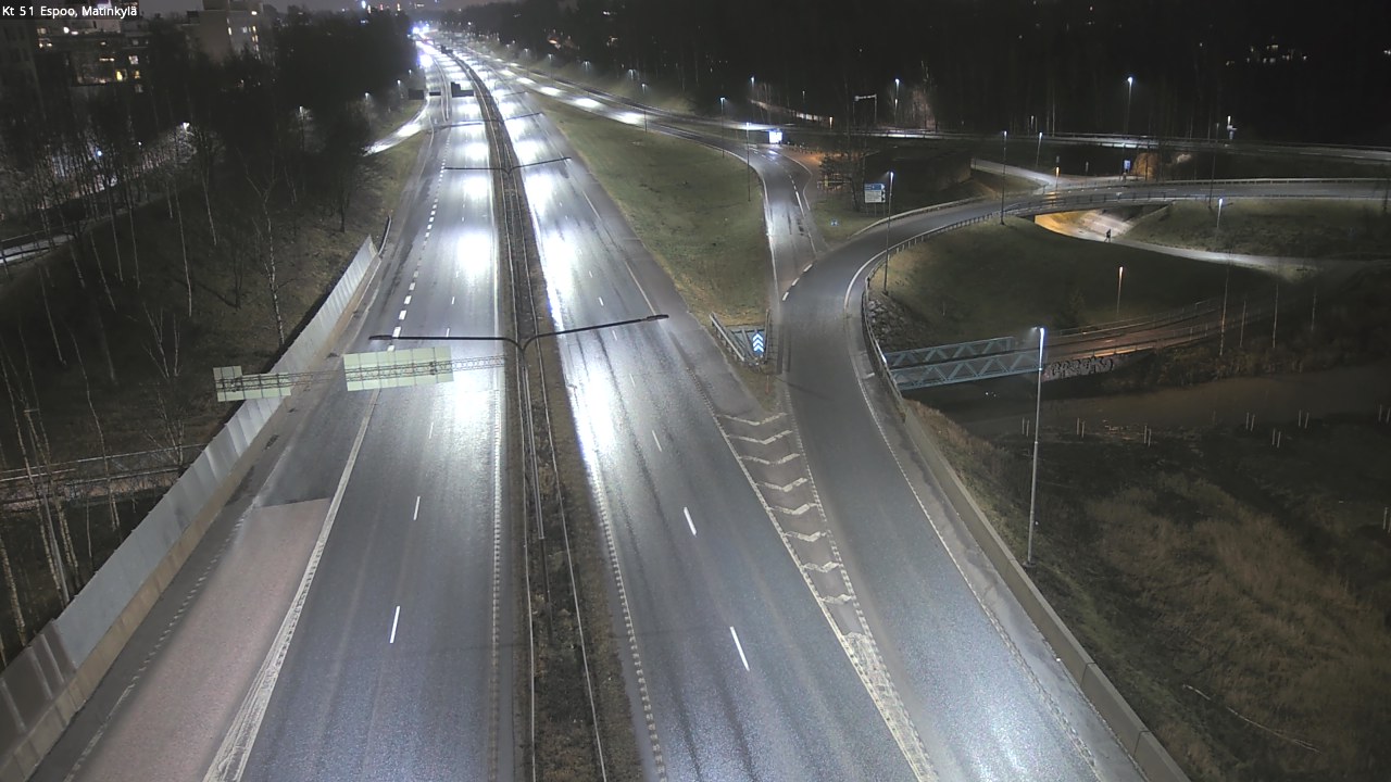 Weather Camera Image Väg 51 Esbo, Mattby, Espoo, Uusimaa