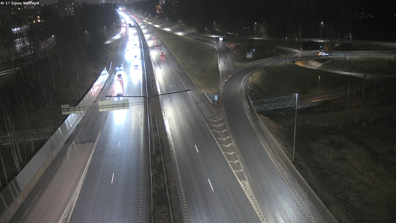 Weather Camera Image Väg 51 Esbo, Mattby, Espoo, Uusimaa