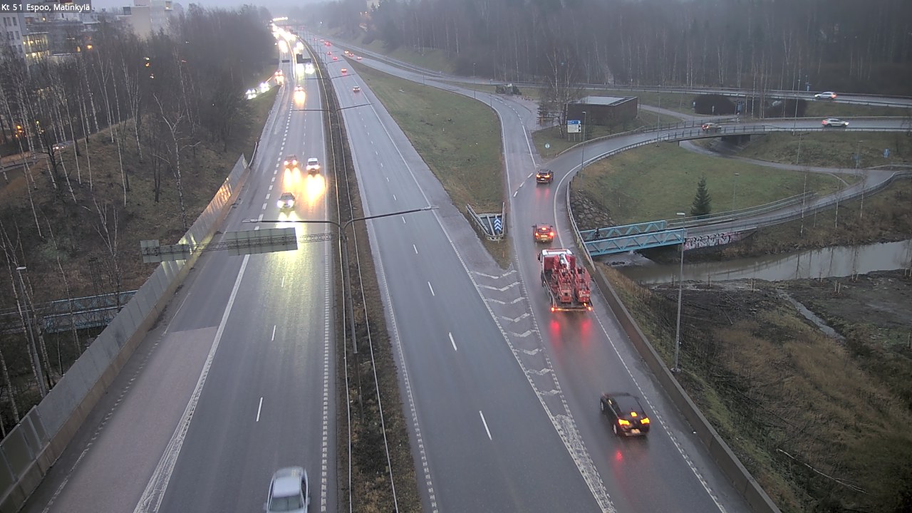 Weather Camera Image Väg 51 Esbo, Mattby, Espoo, Uusimaa