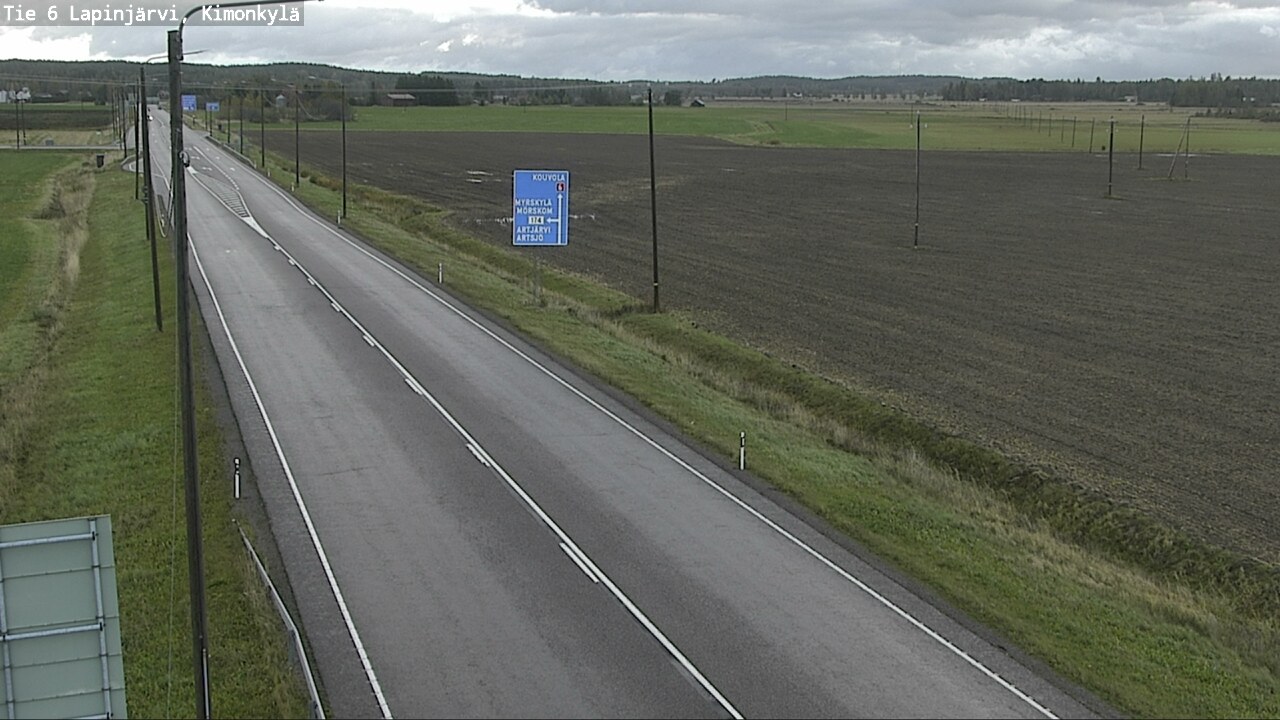 Weather Camera Image Väg 6 Lapinjärvi, Kimoböle, Lapinjärvi, Uusimaa