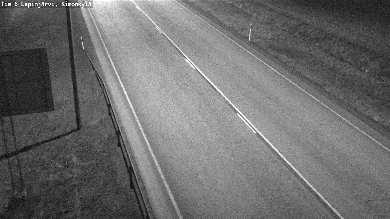 Weather Camera Image Road 6 Lapinjärvi, Kimonkylä, Lapinjärvi, Uusimaa