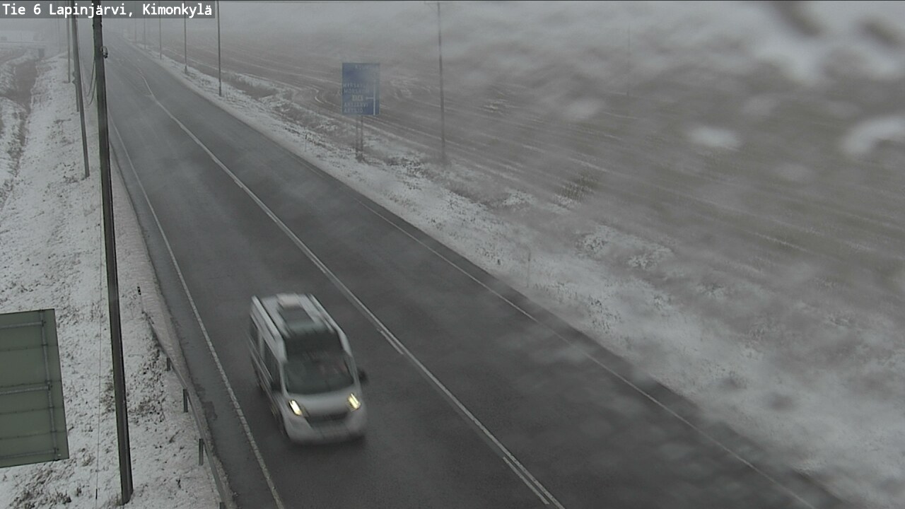 Weather Camera Image Väg 6 Lapinjärvi, Kimoböle, Lapinjärvi, Uusimaa