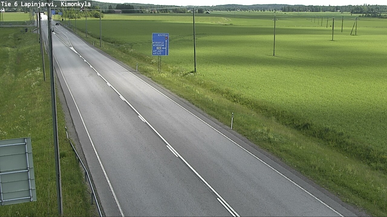 Kelikamerat Kuva Tie 6 Lapinjärvi, Kimonkylä, Lapinjärvi, Uusimaa