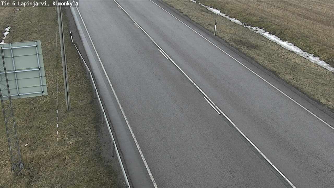 Weather Camera Image Väg 6 Lapinjärvi, Kimoböle, Lapinjärvi, Uusimaa