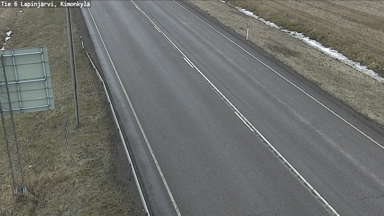 Weather Camera Image Väg 6 Lapinjärvi, Kimoböle, Lapinjärvi, Uusimaa