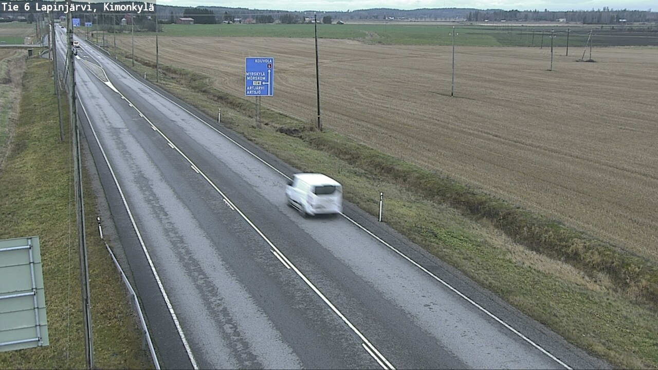 Kelikamerat Kuva Tie 6 Lapinjärvi, Kimonkylä, Lapinjärvi, Uusimaa